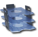 Maped Triple Desk Tray 