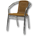 PVC Rattan Aluminum Chair